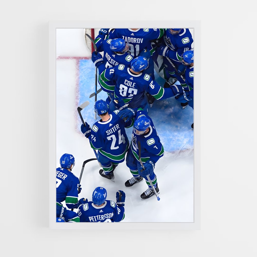 Poster La Célébration des Canucks – affiche Hockey sur glace (vue 3)
